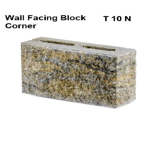 T10N Corner Block - Split Face Concrete
