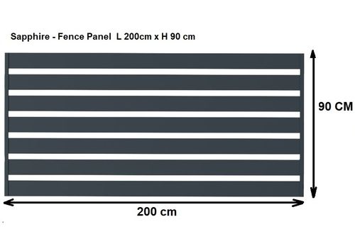 SAPPHIRE - Fence Panel (90 cm High)