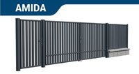 Modern Steel Fence Panels - AMIDA