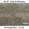 Rio10 Block - 2.7 m2 - Pack of 60 blocks