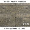 Rio20 Block - Pack Of 60 - 2.7 m2
